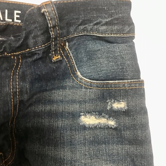 Men’s Aeropostale Distressed Jeans NWOT 32/34Straight Clean Flawless Smoke free - Picture 5 of 6
